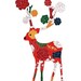 Lovely Deer Print Flowers Rose Modern Home Decor Illustration Art Print Animal Children decor, Kids Room, Wedding Birthday Anniversary Gifts