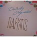 Dainty Imported Vintage Paper Napkins