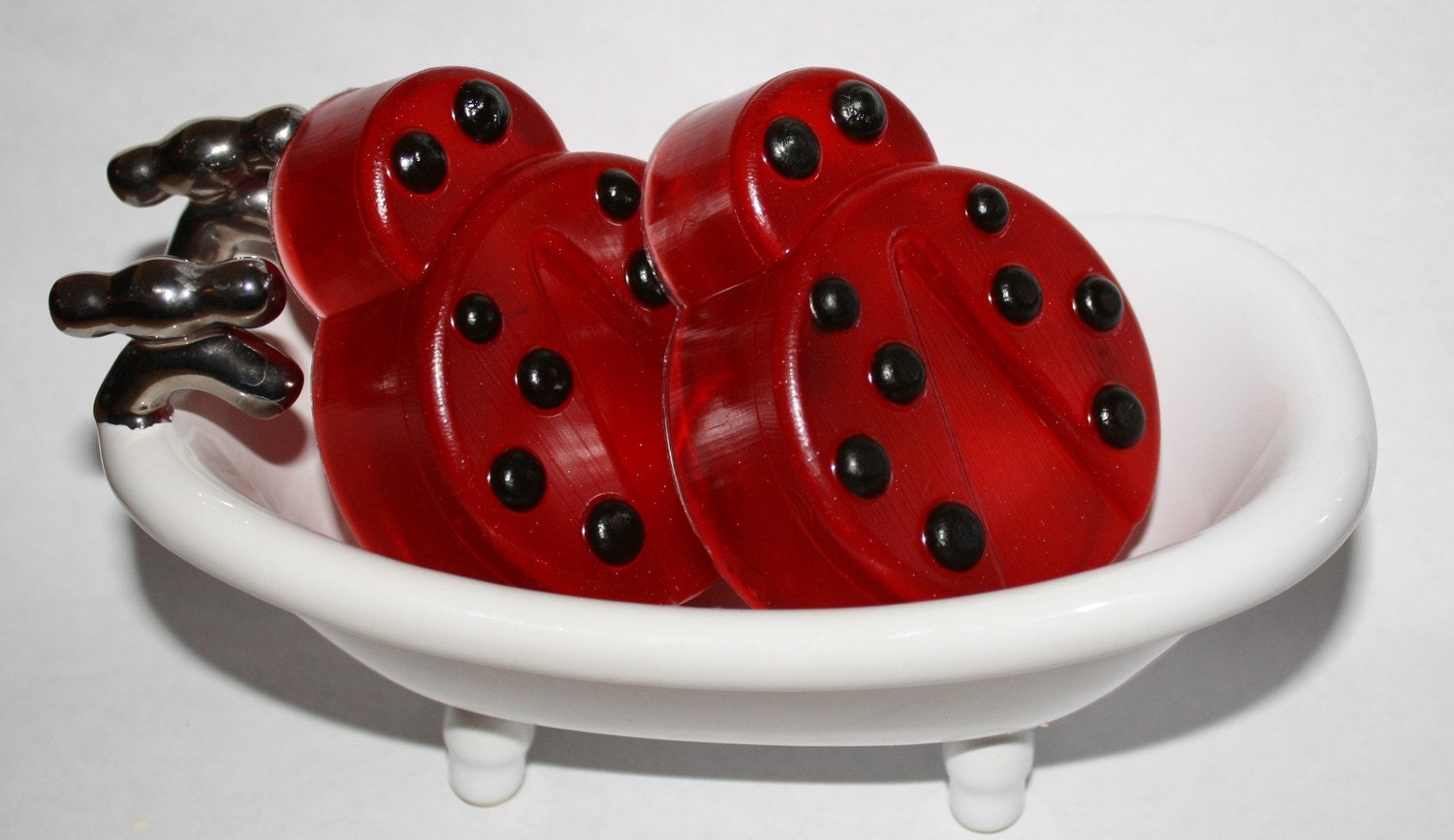 Ladybug Olive Oil Soap Set - Pick Your Scent
