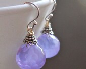 Pale Violet Victorian Sparkle Earrings