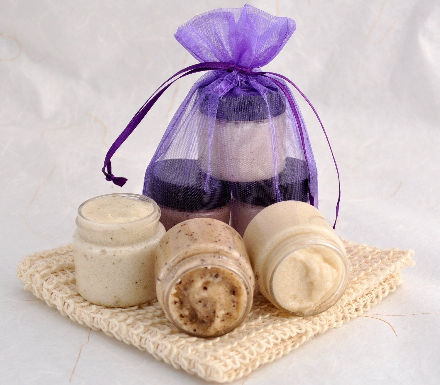 Sugar Scrub Sampler Set, Coffee Butter, Mango Sugar Scrub, Rosemary Mint