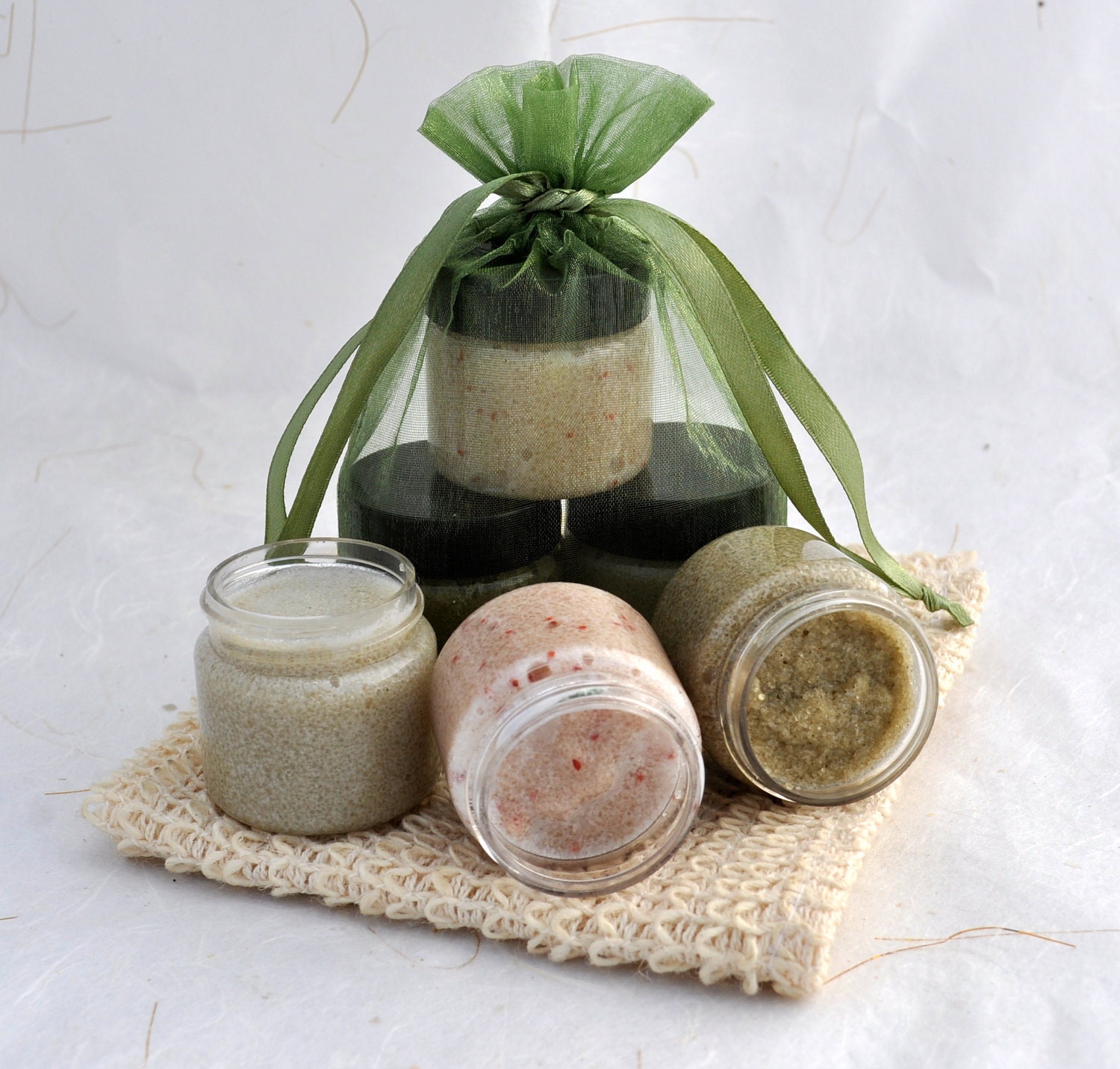 Sugar Scrub Sampler Set, Cranberry, Coconut Lime, Lavender