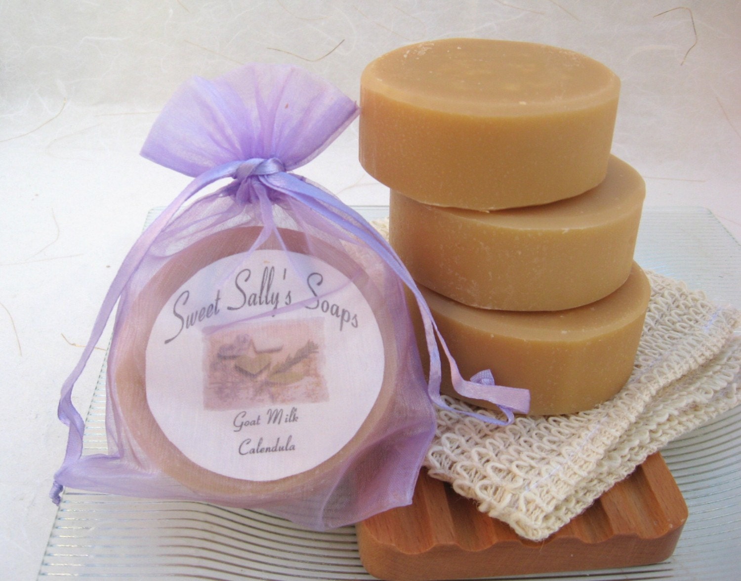 Calendula Goat Milk Organic Handmade Soap, Cold Process Soap
