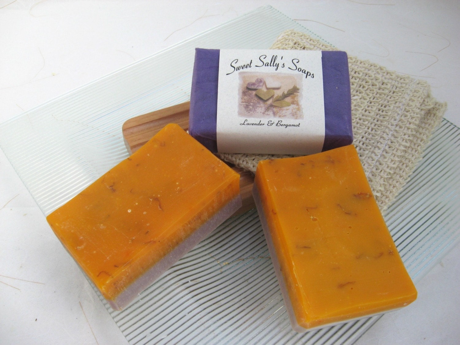 Lavender and Bergamot Organic Handmade Soap, Vegan Cold Process