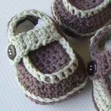 Download Now - CROCHET PATTERN Side-Button Loafers - Pattern PDF