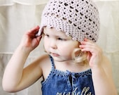 Download Now - CROCHET PATTERN Slouchy Picot Hat - Baby to Adult - Pattern PDF