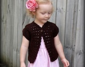 Download Now - CROCHET PATTERN The Sydnee Rose Cardigan - Baby and Toddler - Pattern PDF