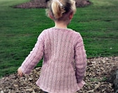 Download Now - CROCHET PATTERN Mock Cable-Knit Cardigan - Newborn to 12 Years - Pattern PDF
