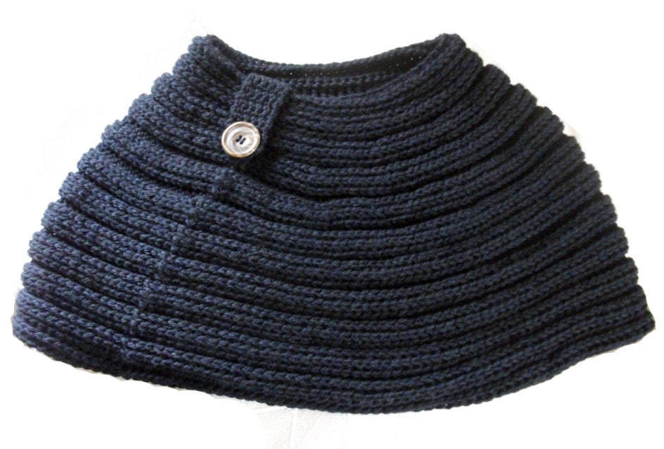 Download Now - CROCHET PATTERN Knit-Look Ribbed Cowl - Baby to Adult - Pattern PDF