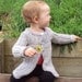 Download Now - CROCHET PATTERN Knit-Look Cardigan - Newborn to 12 years - Pattern PDF