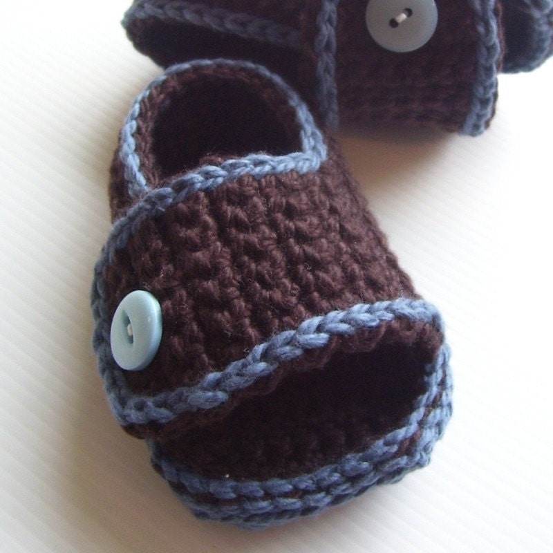 Download Now - CROCHET PATTERN Sporty-Casual Baby Sandals - Pattern PDF