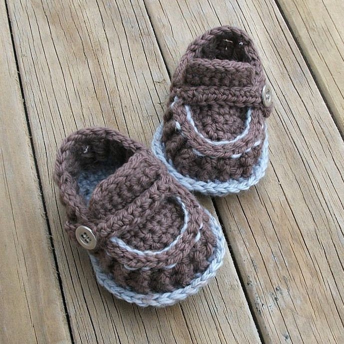 Download Now - CROCHET PATTERN Modern Baby Loafers - Pattern PDF