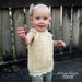 Download Now - CROCHET PATTERN Drawstring Halter Top or Pullover - Sizes 0-12 Years - Pattern PDF