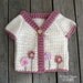 Download Now - CROCHET PATTERN Flower Garden Cardigan - Sizes 0-5 Years - Pattern PDF