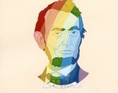 Rainbow Abe-Archival Fine Art Print 8x10