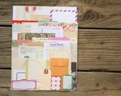 Found Paper Scrap Pack - Full of New and Vintage Papers