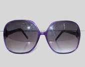 1960s sunglasses / vintage 60s sun glasses / Slurpie Purple Sunglasses
