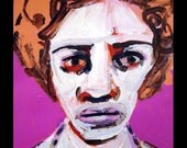 outsider EMERY SALE original painting 'activated at an early age'