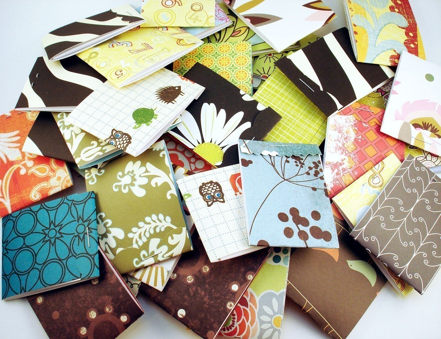 30  Matchbook Notepads  Matchbook Favors in  Funky Mix