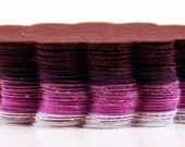 Paper Die Cuts  Paper Circles Scalloped Circles in  Purple Passion