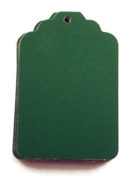 Chalkboard Gift Tags in Spinach Green