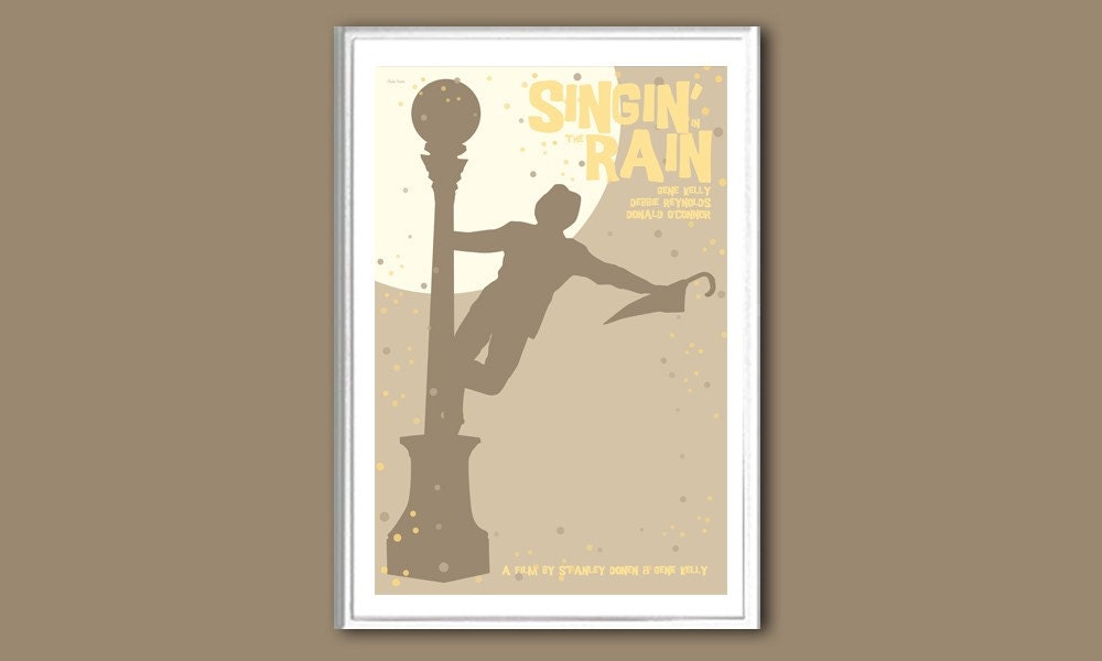 Singin' in the Rain 12x18 inches movie poster
