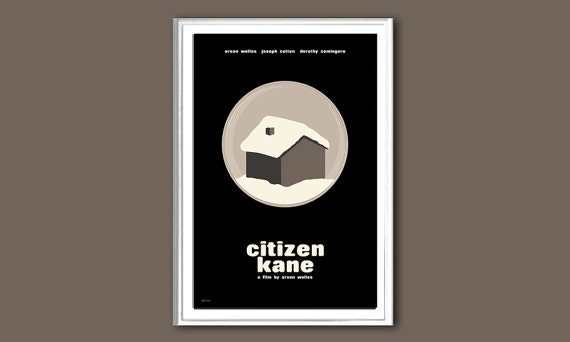 Movie poster Citizen Kane 12x18 inches print
