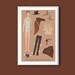 The Clint Eastwood paper doll 12x18 inches print