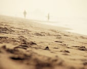 beach photography, surfer photograph, waters edge. dreamy LA seaside morning coffee toffee brown neutral El Porto California 5x7