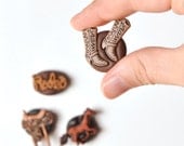 Magnets Cowboy or Cowgirl Western Rodeo Horse, Boots and Saddle in Polymer Clay Gift Set of 4