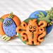 Children's Monster Magnets in Bright Colorful Summer Polymer Clay for the Office, Kids, School, or Home Play Room Decor