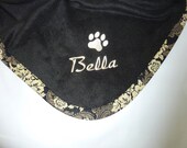 Pet  Blanket  Personalized - Pewter