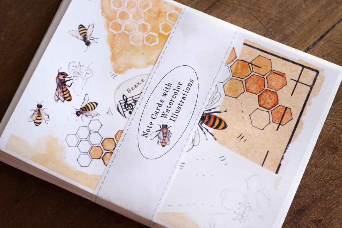 Honey Bee Notes - Digital - Printable PDF