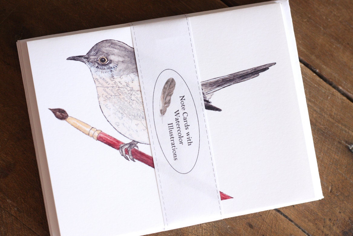Wordy Bird Notes - Digital - Printable PDF