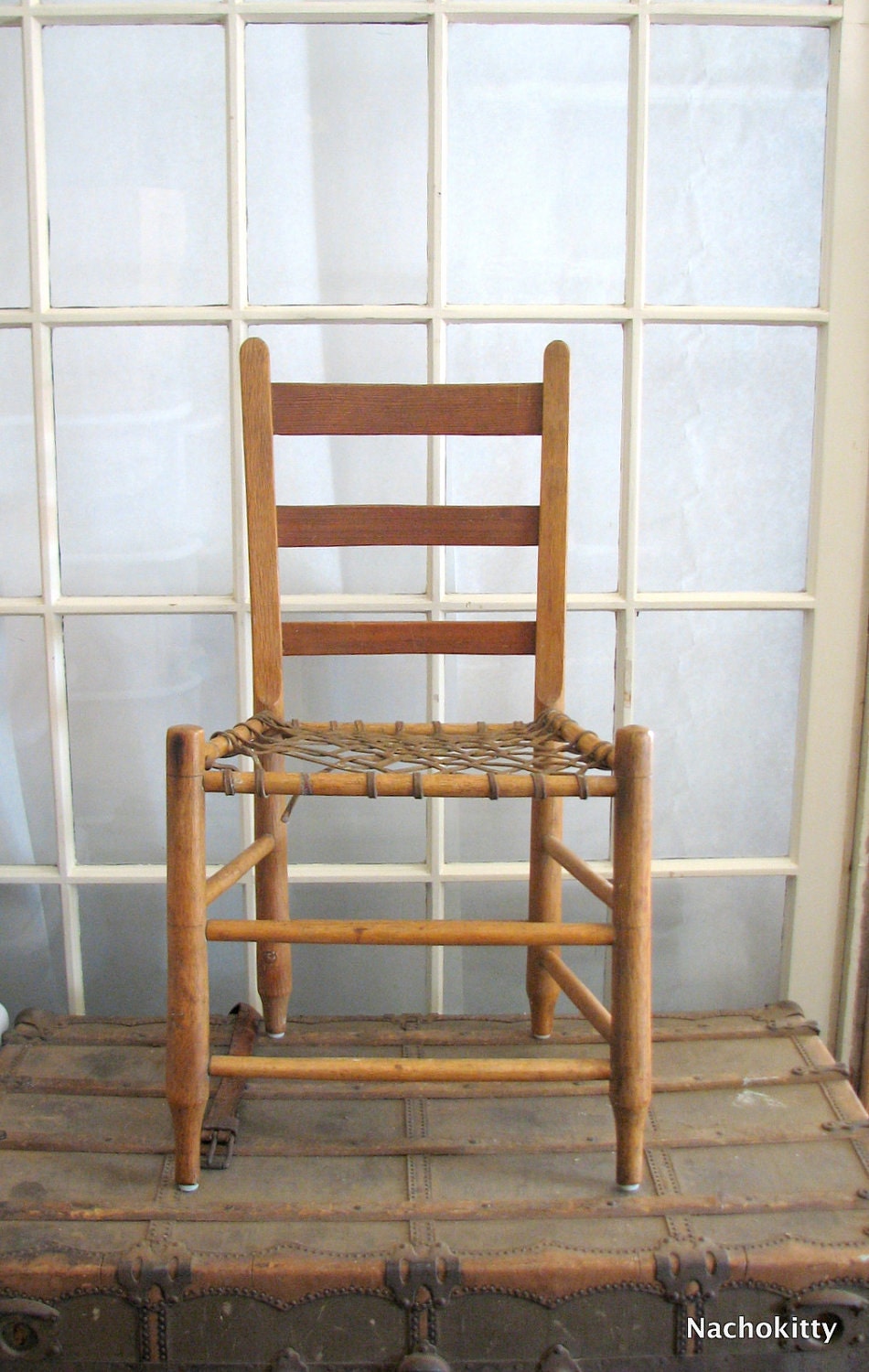 Farmhouse Kitchen Chair, Handmade Furniture, Vintage