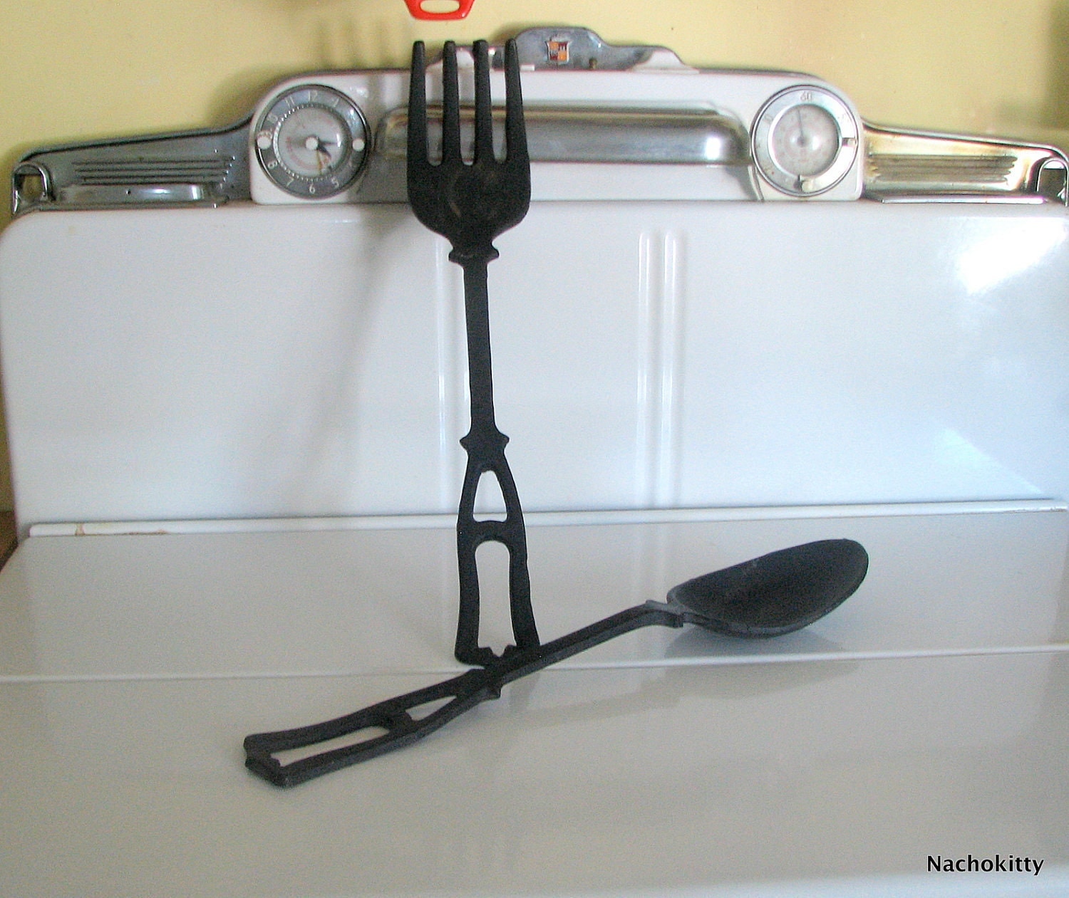 Where to Buy Large Spoon and Fork Wall.