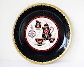 Large kaffee klatch serving tray