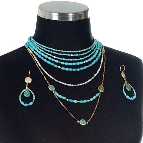 Long Turquoise Necklace