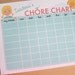 Custom Printable Chore Chart