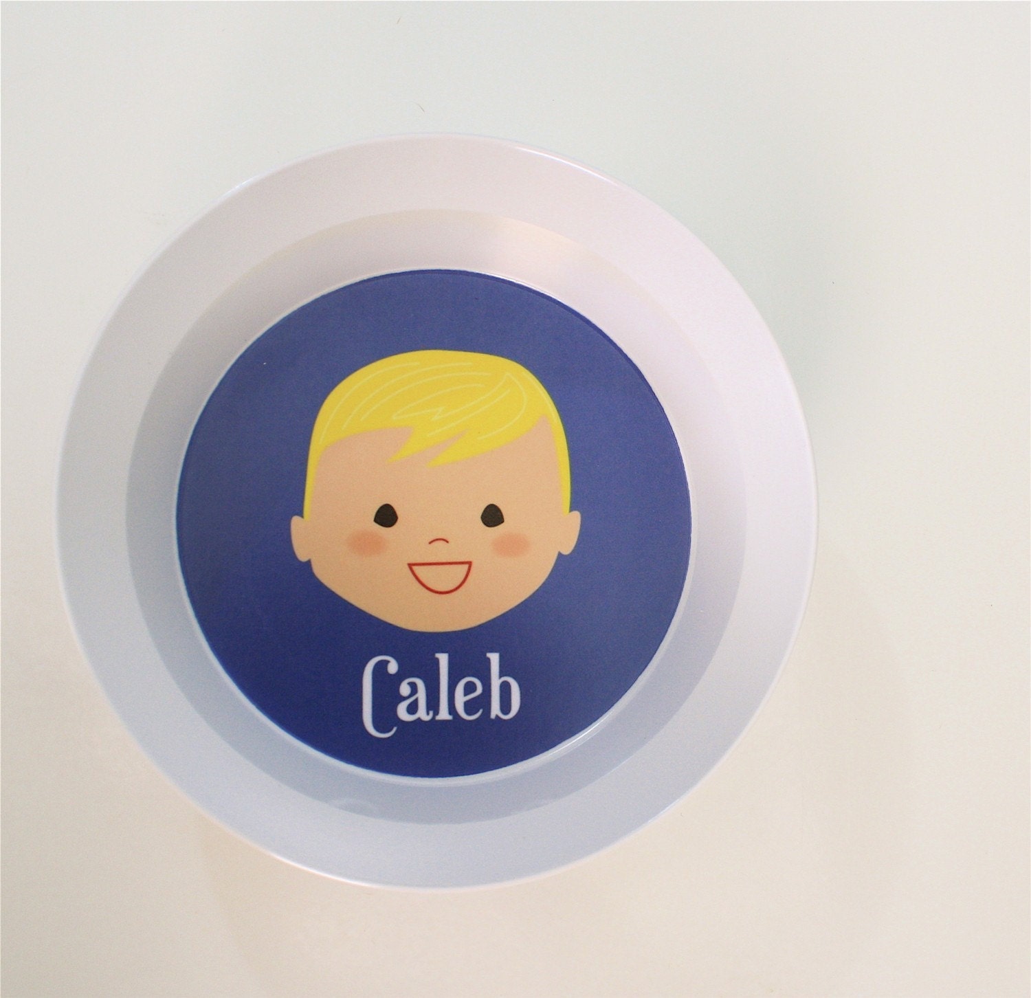 Custom Melamine Plate and Bowl Set - Girl or Boy