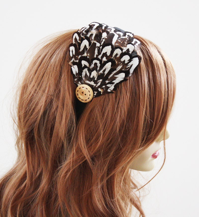 Pheasant Feather Headband