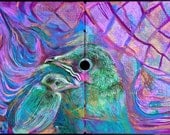 Gray: Baby Chinese Bulbul Bird in the City (Art Zine)