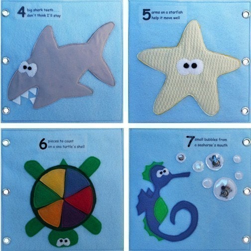 Under the Sea  - ePattern for a Toddler's Quiet Book