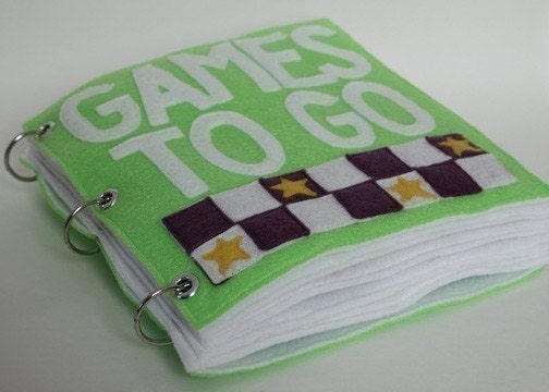 Games to Go - ePattern for a Child's Quiet Book