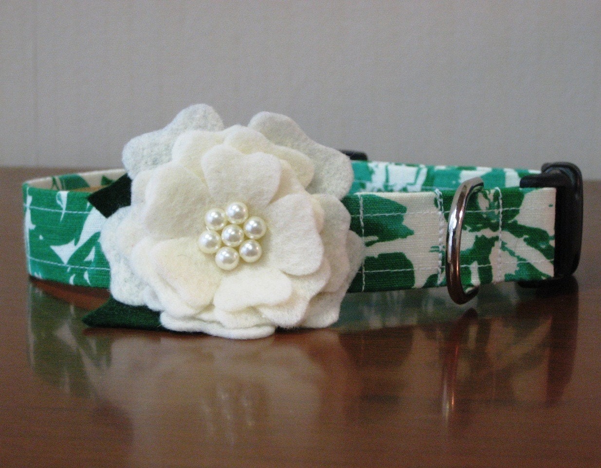 Lovely Linen Custom Dog Collar