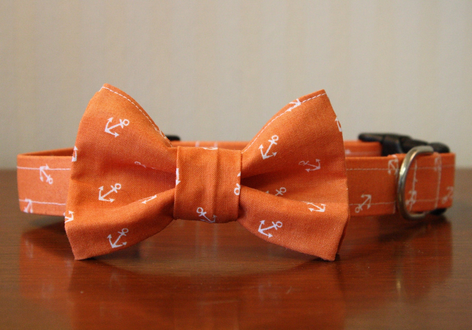 Dog Bowtie Collar - Anchors Aweigh
