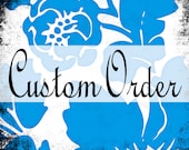 Preppy Sailboat Wedding Program Fans Order Deposit Reserved for Nicole