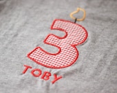 Birthday Candle Monogrammed Applique Shirt