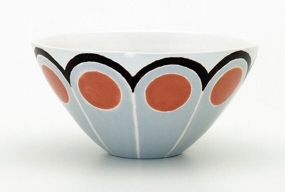 Mini bowl in Pelmet design, Vapid colorway