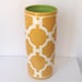 Number 10 Cylinder Vase in Hampton Links Butter Colorway